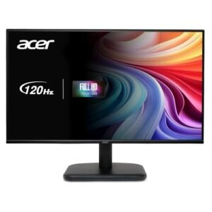Acer EK241YGBIF, Monitor 23,8″ Full HD 120 Hz (1920×1080, 16:9, 250 Nits, Tiempo de Respuesta 1 m/s (VRB), 1xVGA/1xHDMI 1.4) , Monitor PC, Color Negro