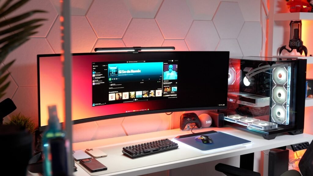 Setup 2025: espacio ideal para jugar y trabajar