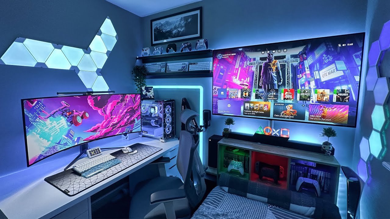 Lee más sobre el artículo Setup compacto con OLED, ultrawide y RGB