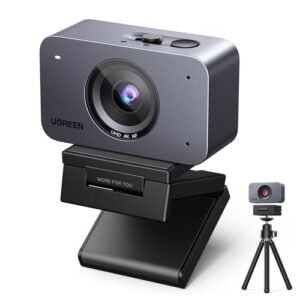 UGREEN FineCam 4K Webcam 30FPS Cámara USB A C Enfoque Auto Trípode Metálico
