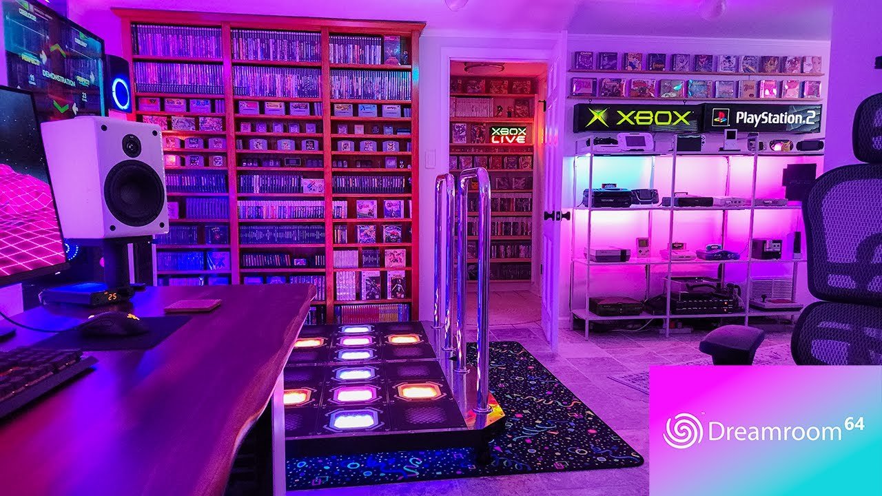 Lee más sobre el artículo Game room tour de Dreamroom64: 4 setups, 20+ consolas