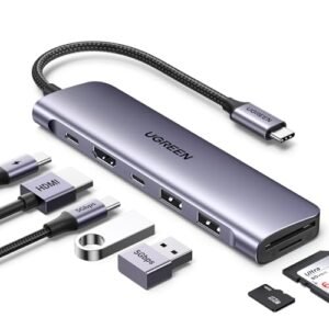 UGREEN Revodok 1071 Hub USB C 7 en 1 Adaptador Multipuerto Docking Station